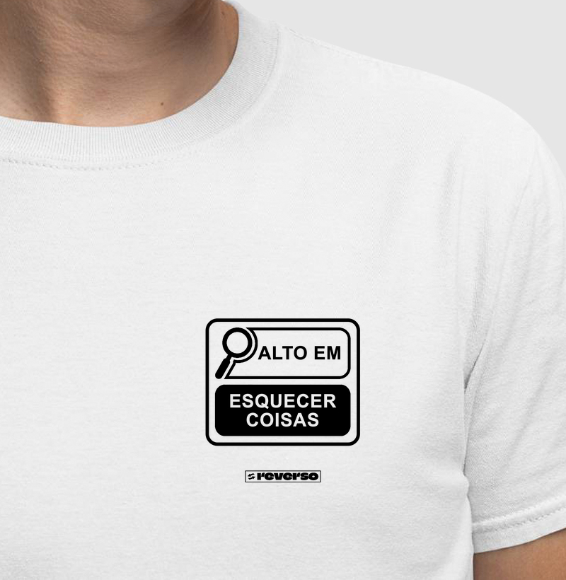 ALTO EM ESQUECER COISAS / Estampas Reverso