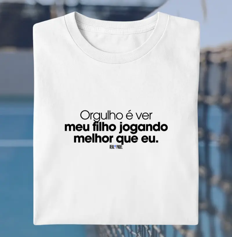 Orgulho é ver meu filho jogando melhor que eu