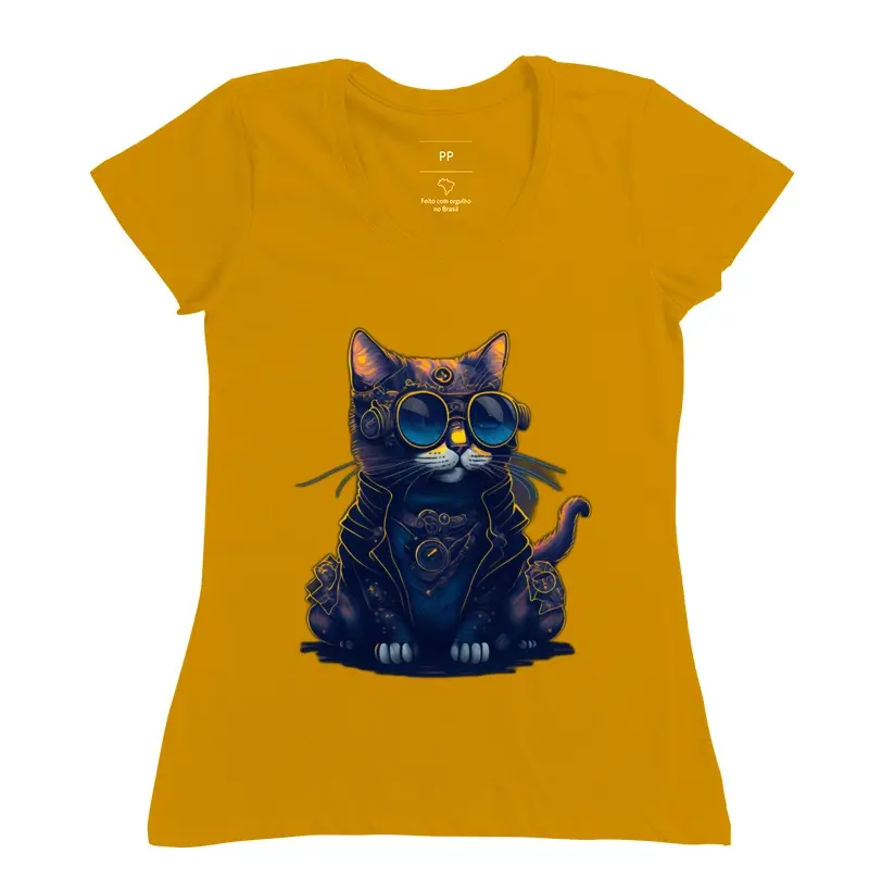 Camiseta Gato Mágico
