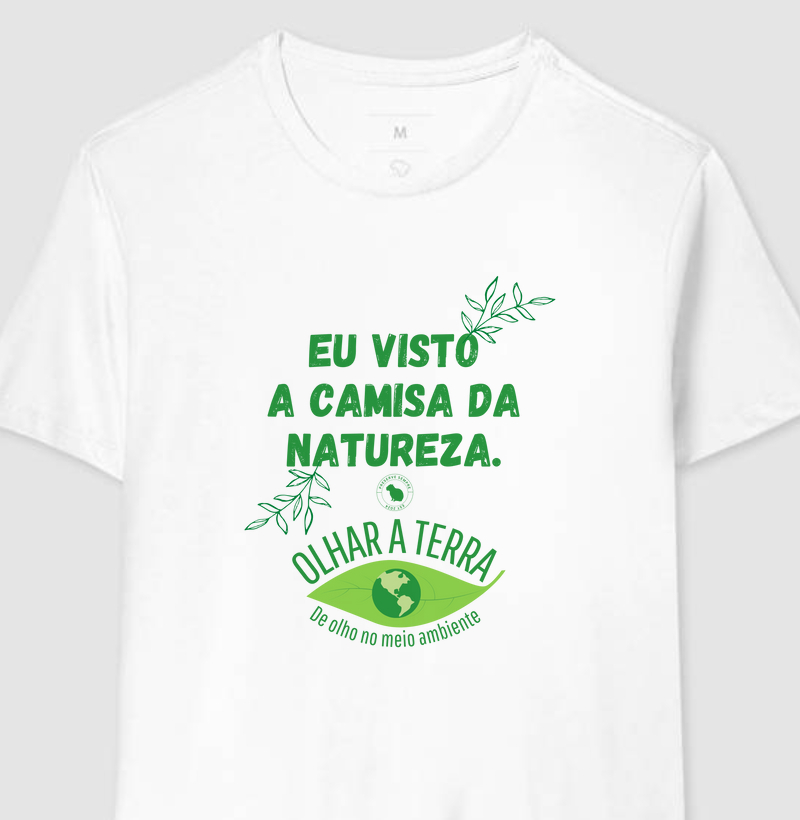 Eu visto a camiseta da natureza
