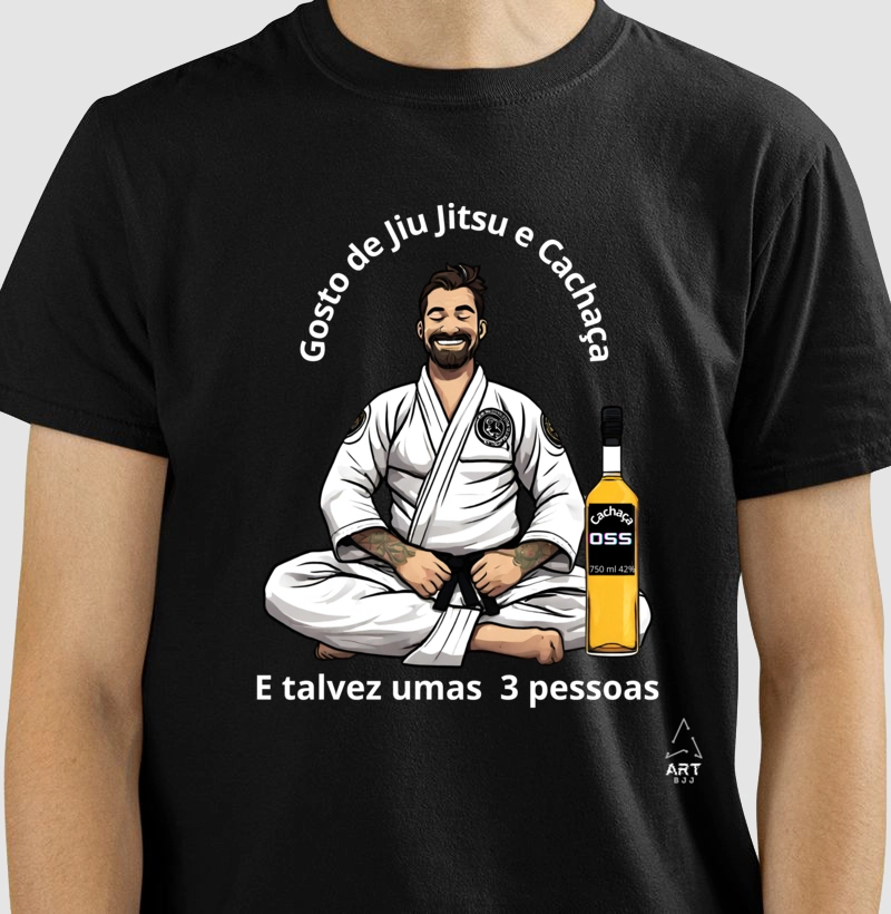 Gosto de Jiu jitsu e Cachaça e talvez umas 3 pessoas