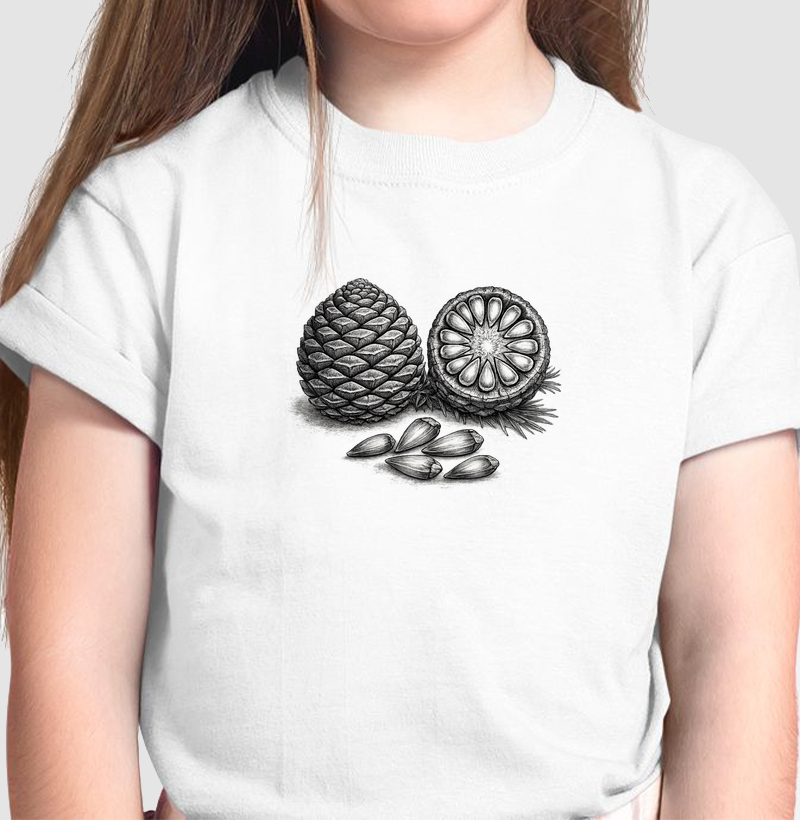 Camiseta Infantil Pinhão