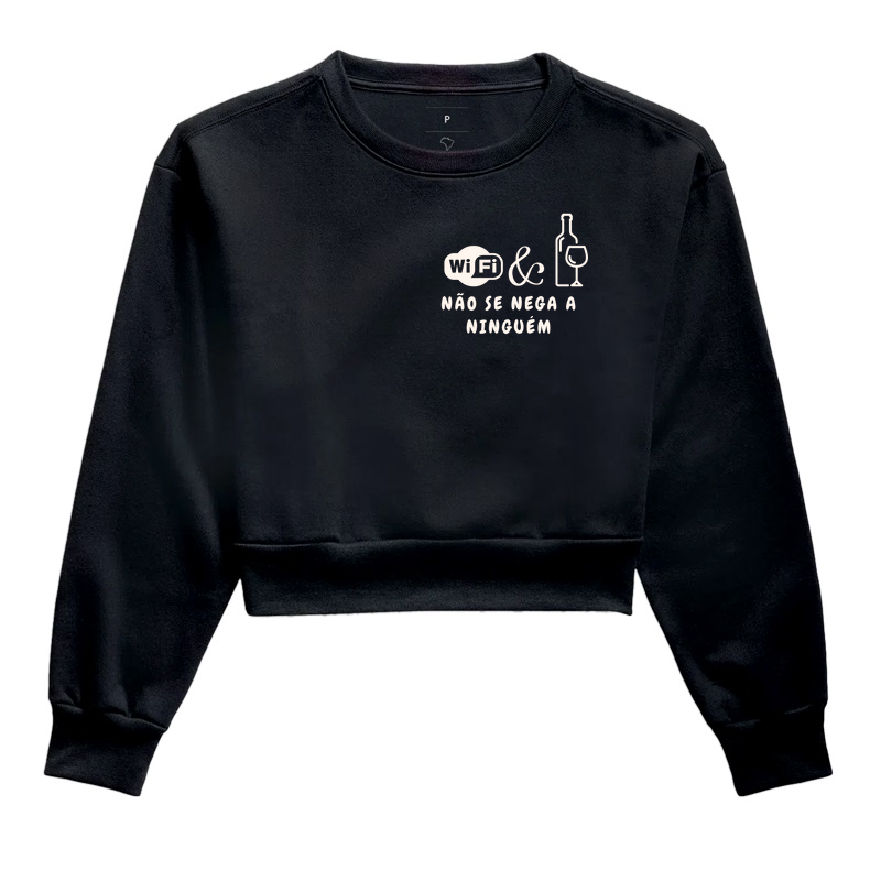 Camiseta Wi-Fi e Vinho
