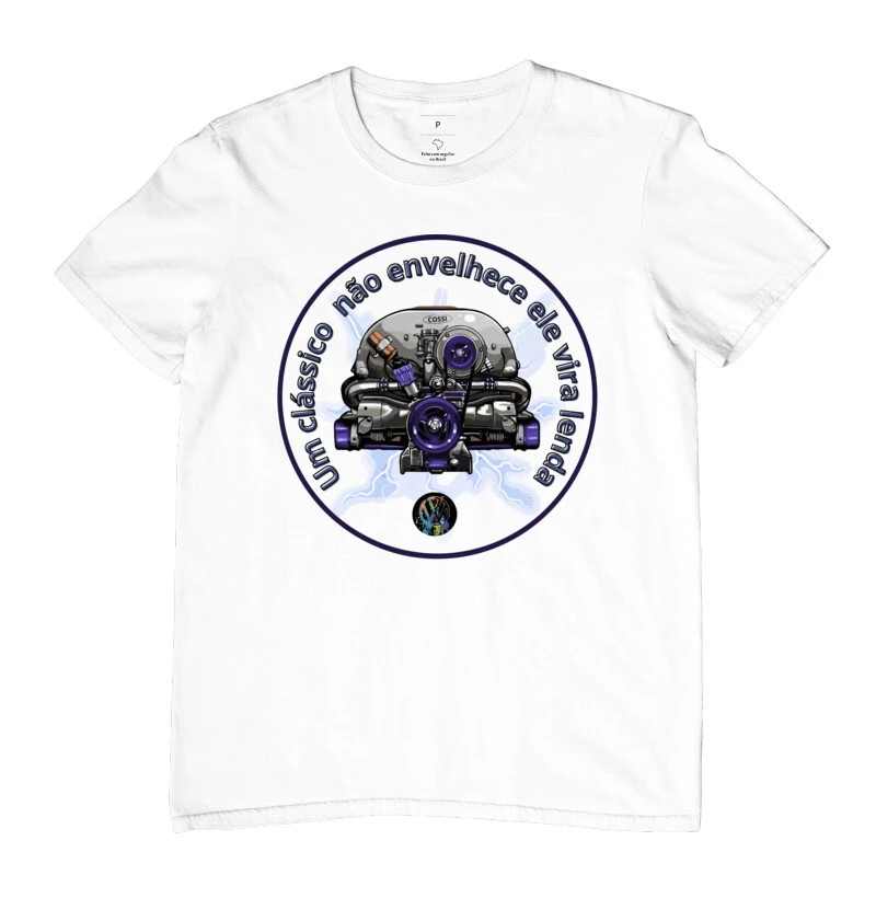 Camiseta Clássico não envelhece ele vira lenda.