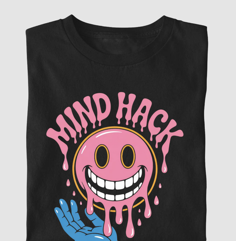 Camiseta "Mind Hack" - Viagem Psicodélica