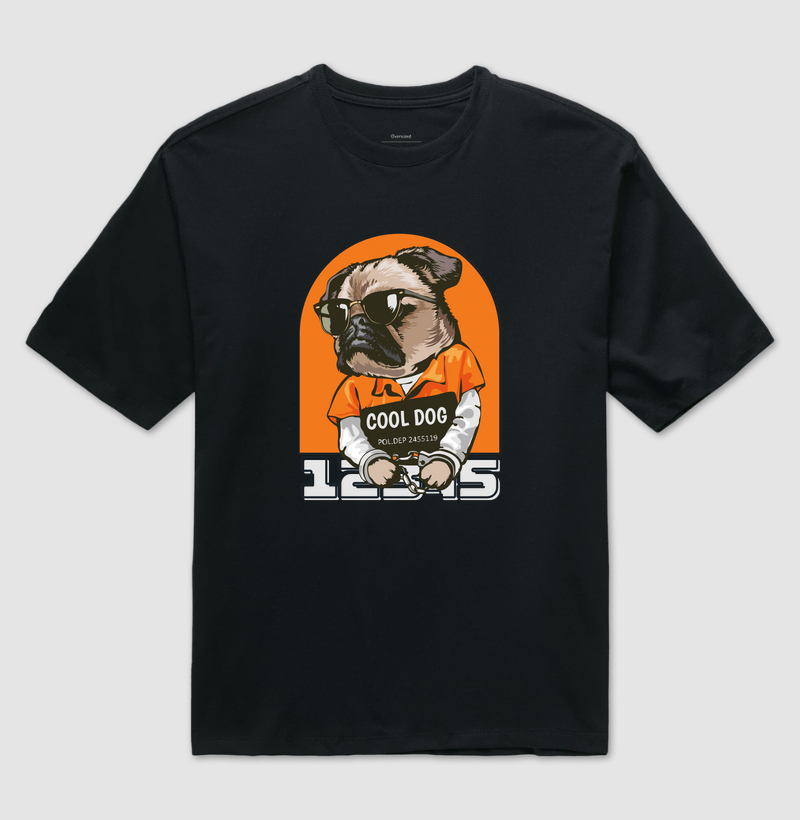 Cool Dog Police - Algodão 100%