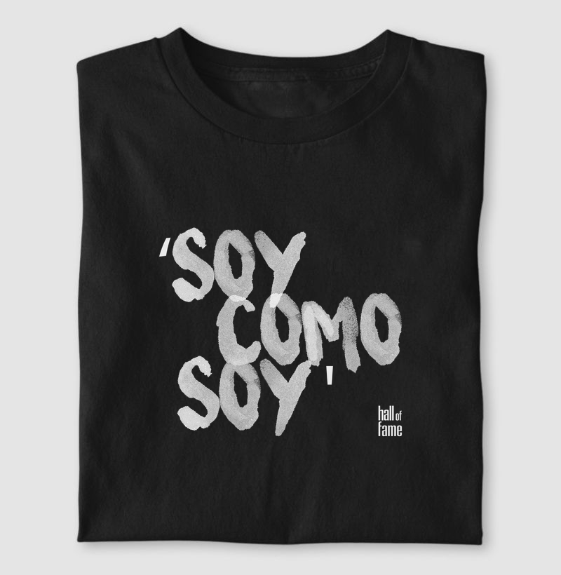 Camiseta estampada hall of fame masculina preta - soy como soy