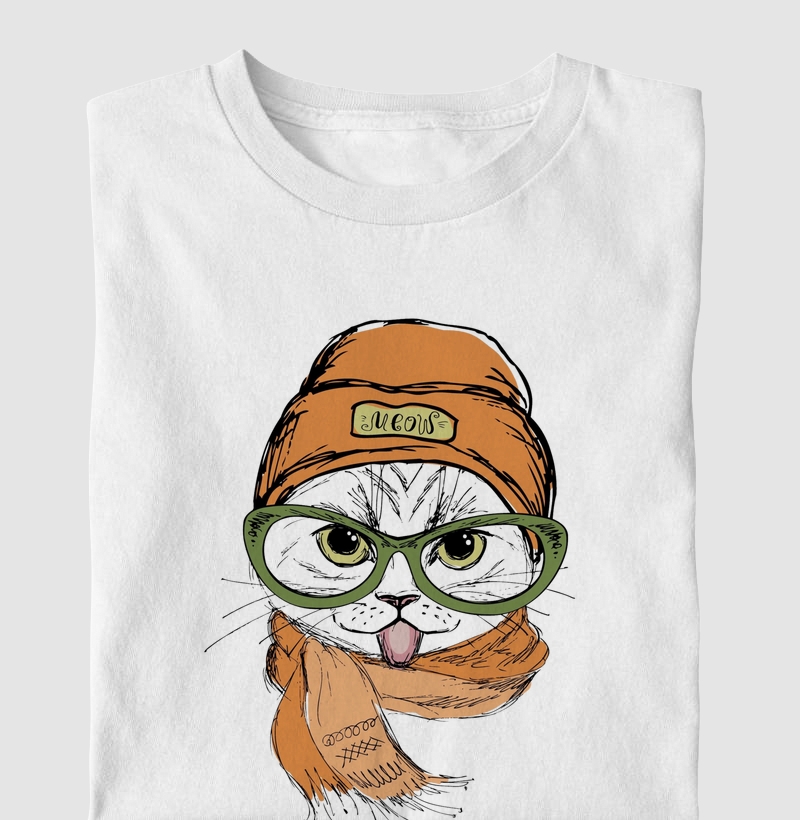 Camiseta Infantil Cachecol Cat 