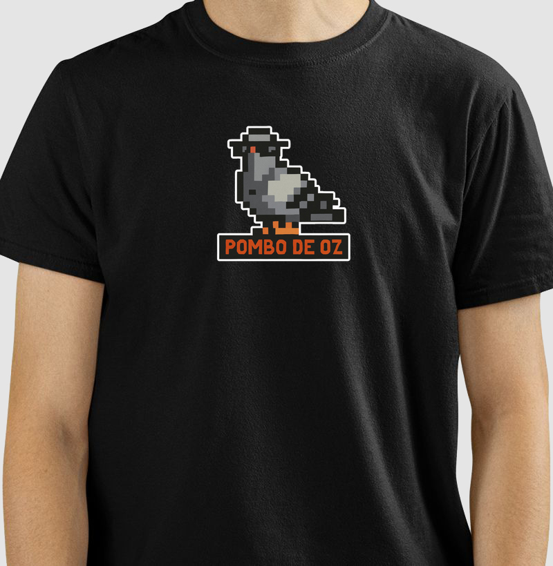 Camiseta Pombo de Oz Reset8Bit