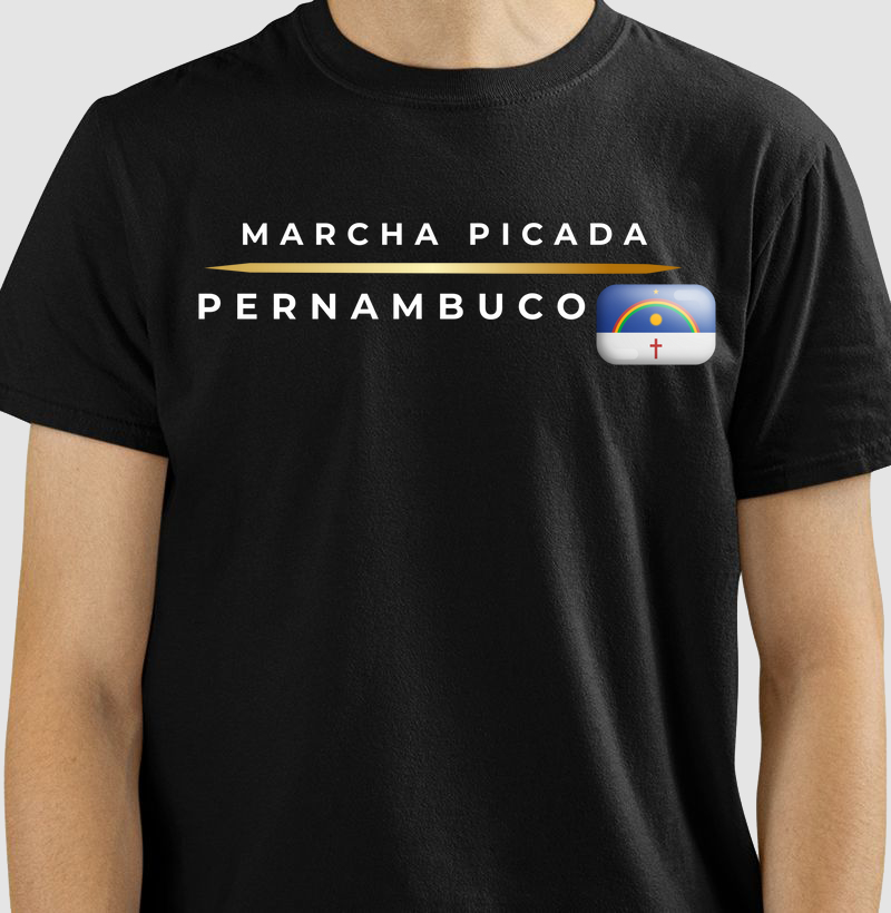 Camisa Marcha Picada Pernambuco
