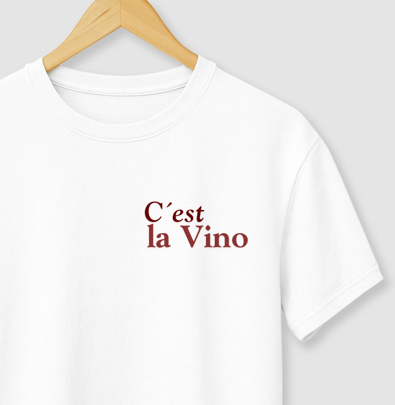 Camiseta C´Est La Vino - Bolso