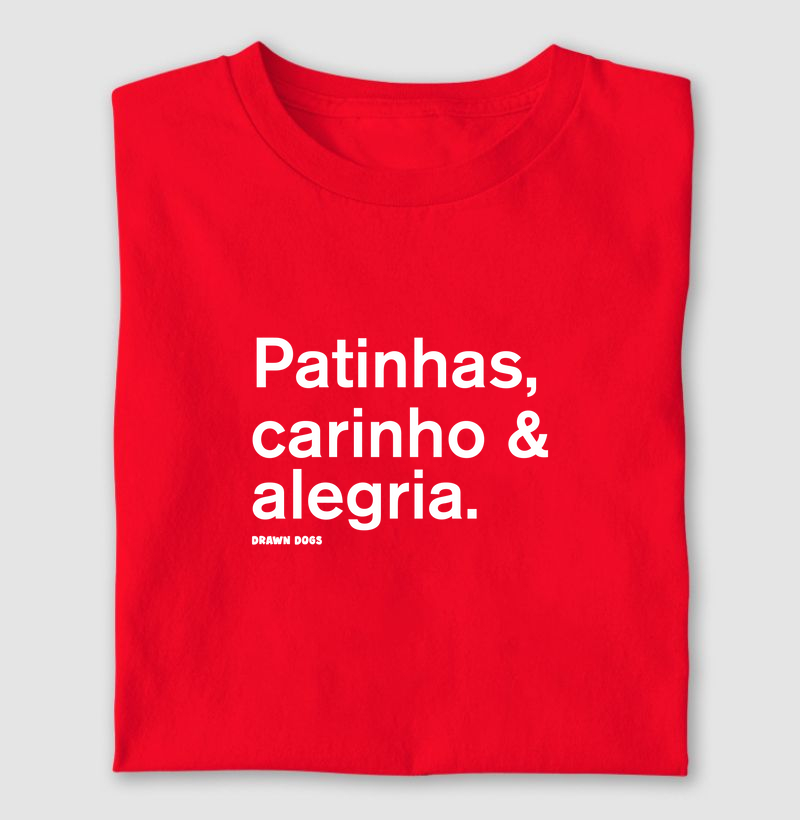 Patinhas, carinho & alegria