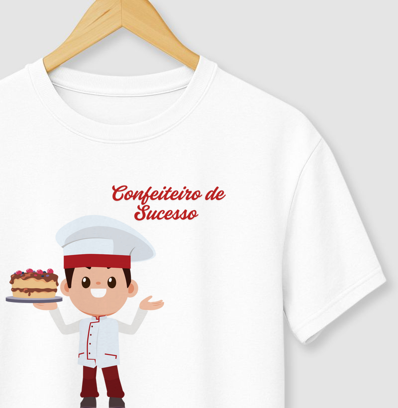 T-shirt confeiteiro de sucesso