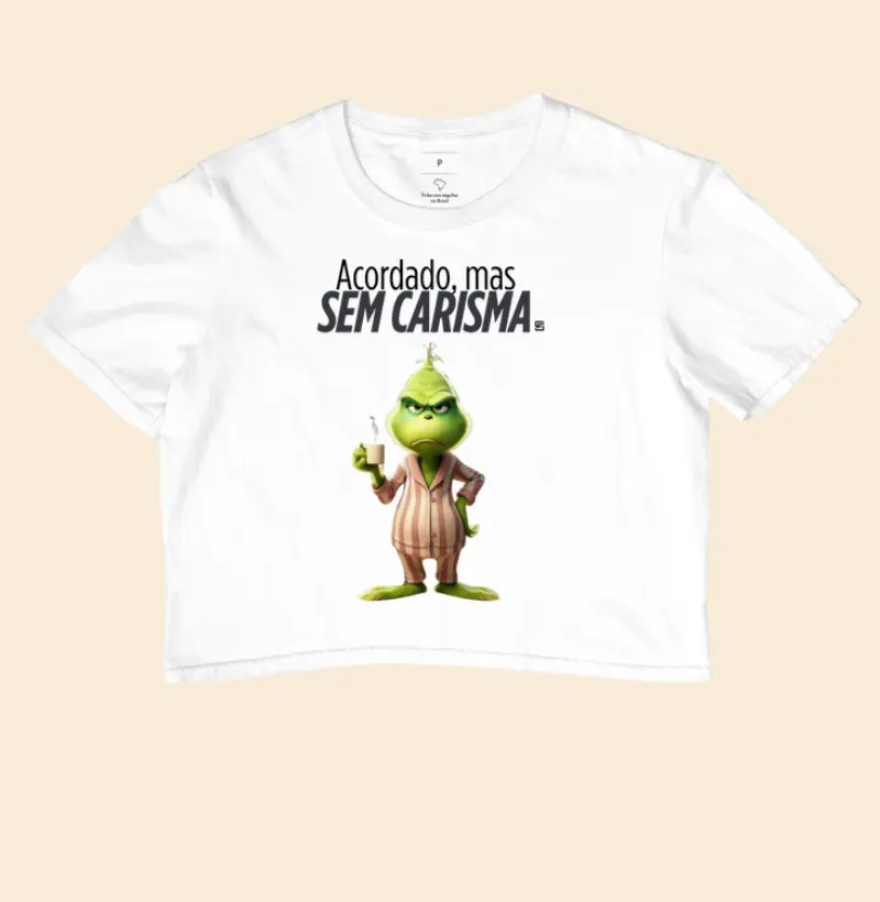 Cropped Acordado, mas sem carisma