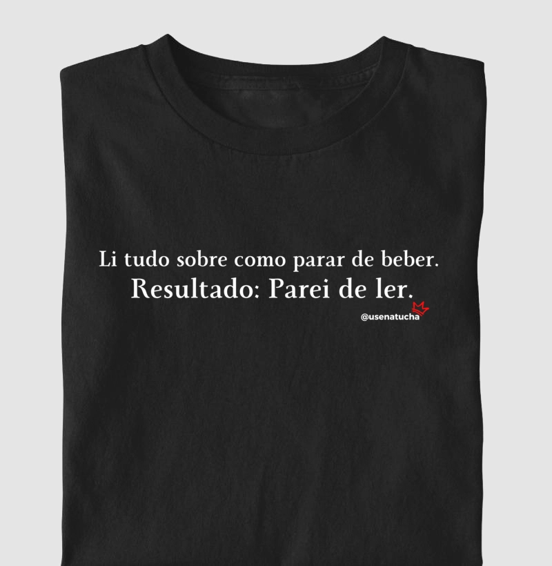 PAREI DE LER.