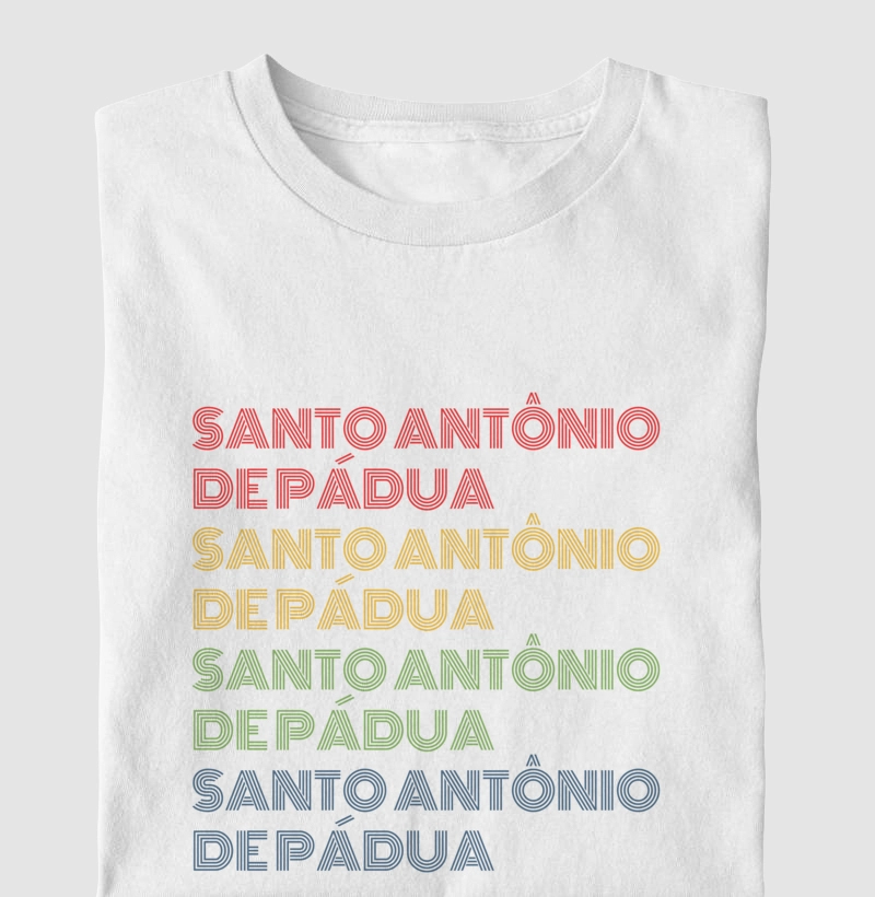 Santo Antônio de Pádua Letreiro Retrô