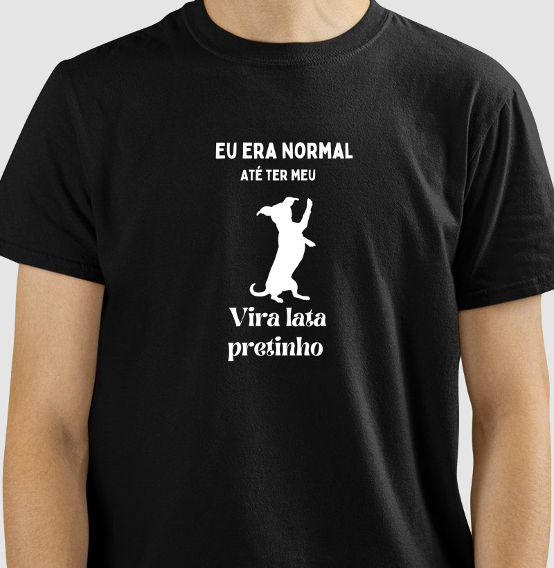 Normal vira lata pretinho