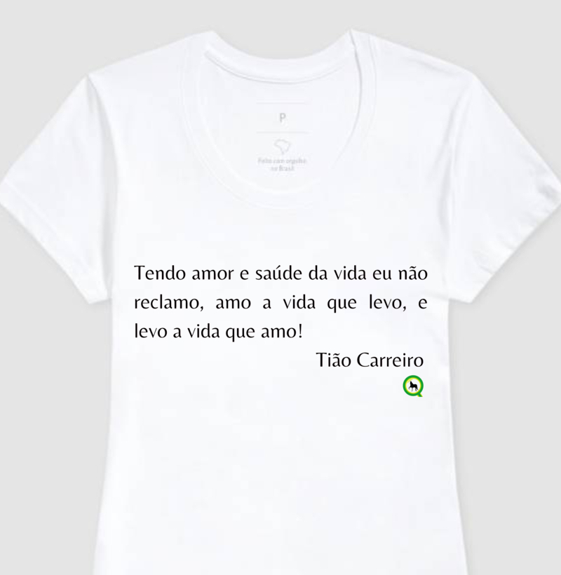Camiseta Tião Carreiro - Feminino