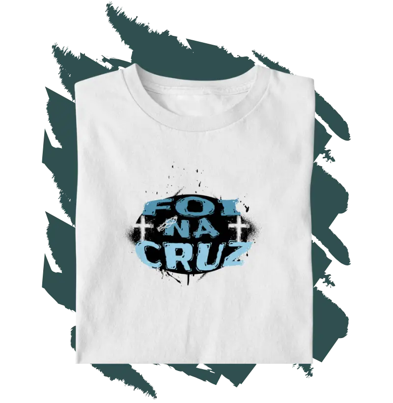 Camiseta Cristã - Foi na Cruz MASC