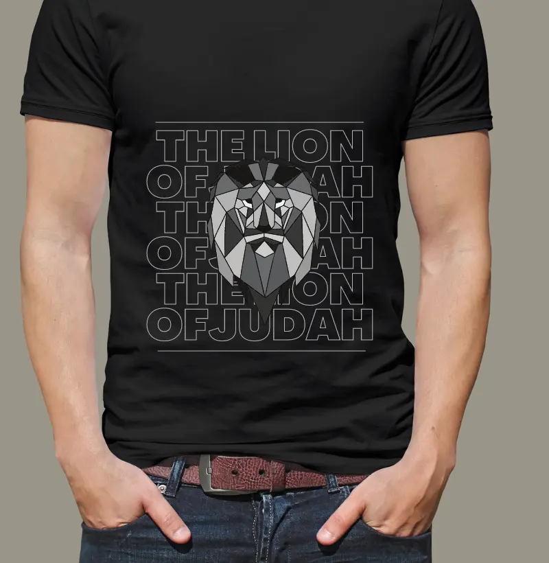 Camiseta The Lion of Judah Grey