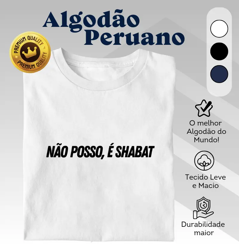 Não posso, é shabat