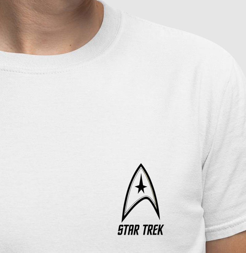 Camiseta Star Trek Minimalista