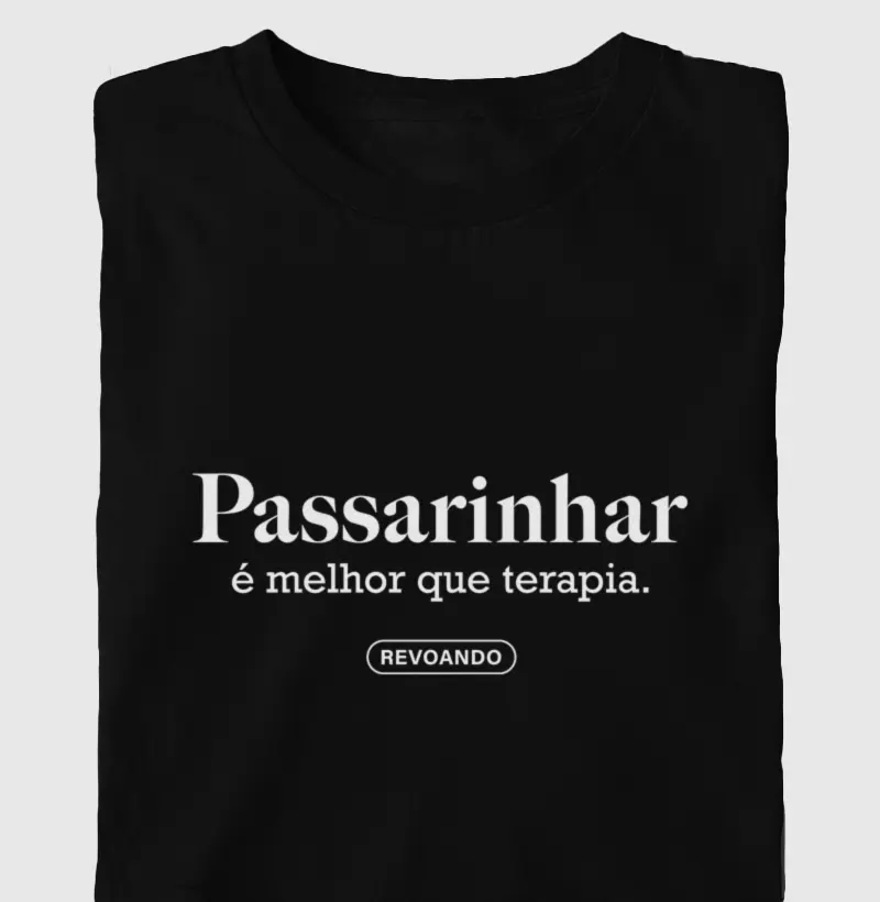 Aves em Texto - Melhor que terapia - Oversized