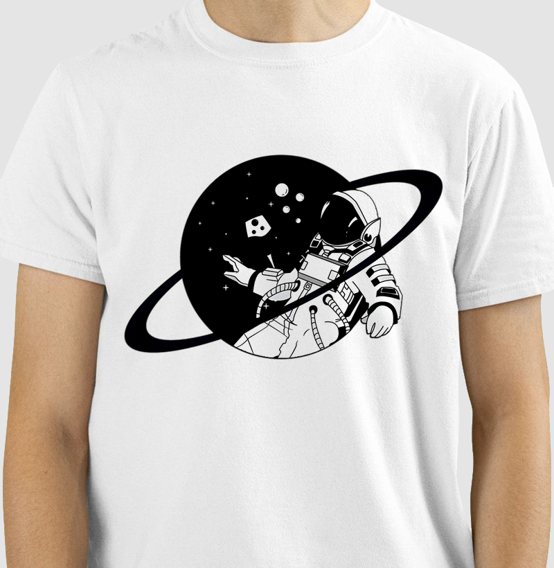 Astronaut - Saturn Rings