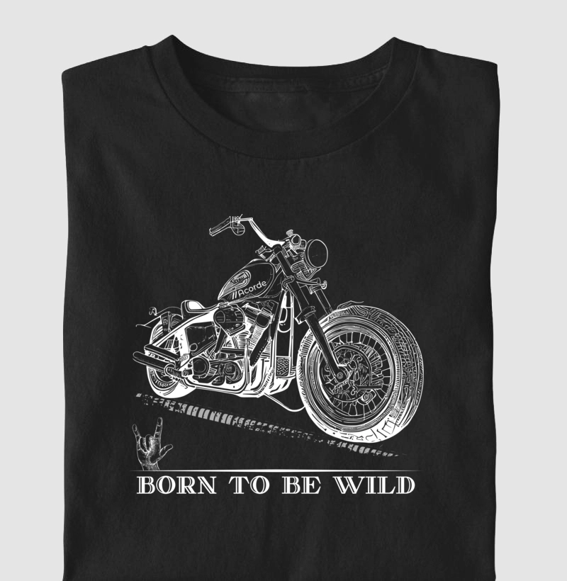 Camiseta Moto - Born To Be Wild