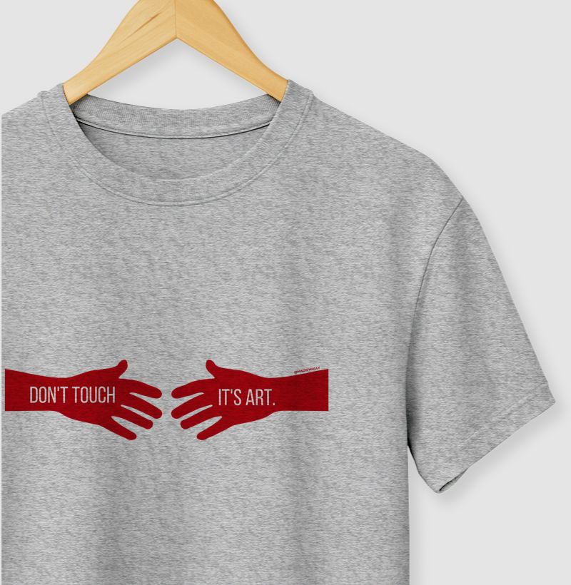 Don't touch it's art red