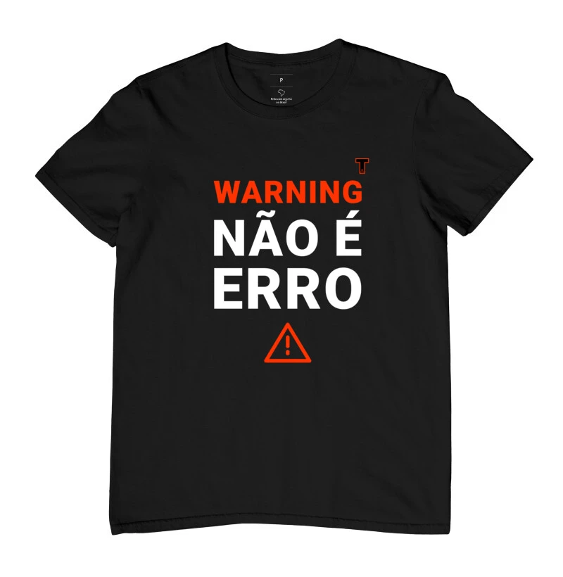 Warning não é erro