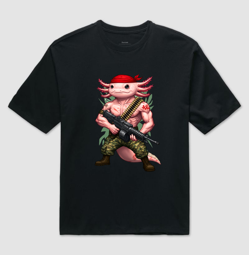 Camiseta Oversized - AXL, Rambo (01)