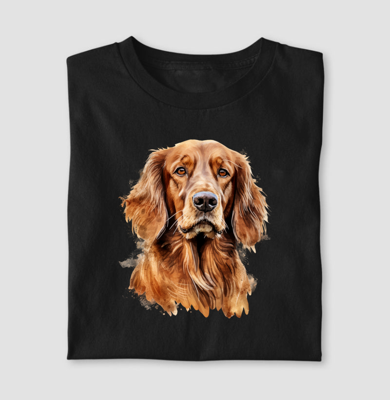 Irish Setter aquarela