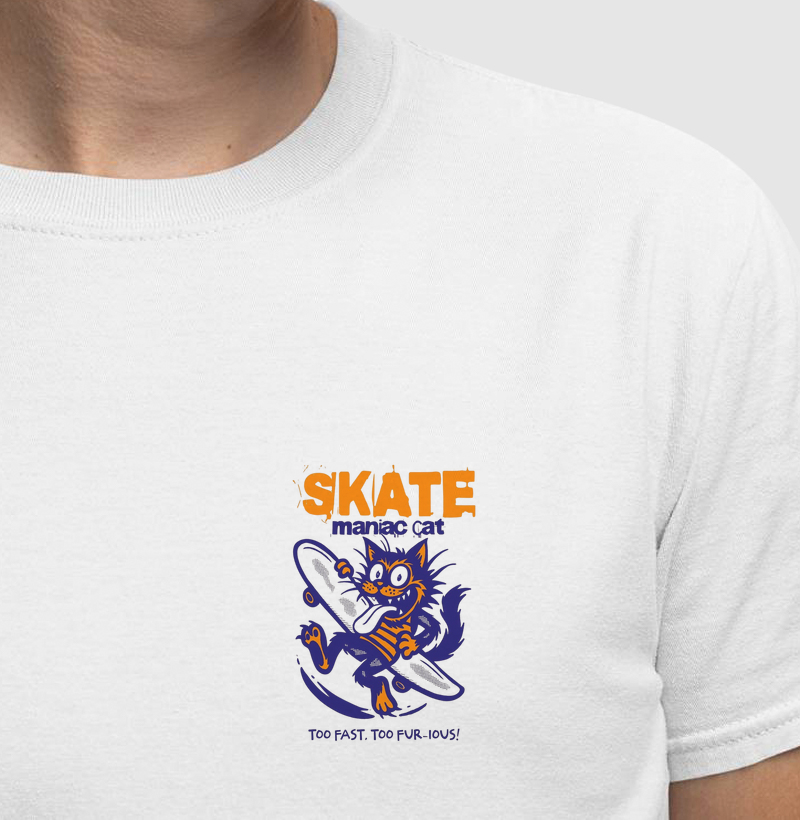 Skate maniac cat