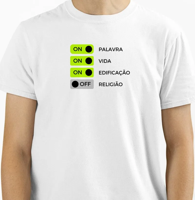 Camiseta Masculina "ON/OFF"
