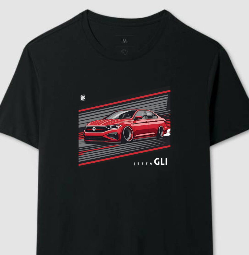 Camiseta Manga Curta Jetta GLI Speed Dark
