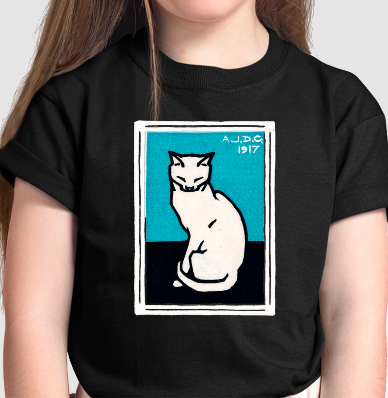 Sitting cat (1917) - Julie de Graag