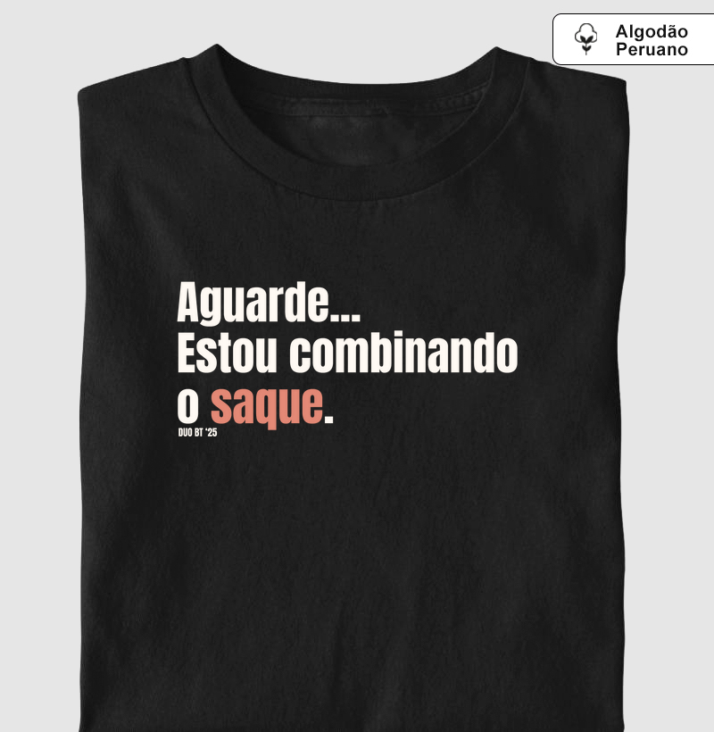 Aguarde... Estou Combinando O Saque.