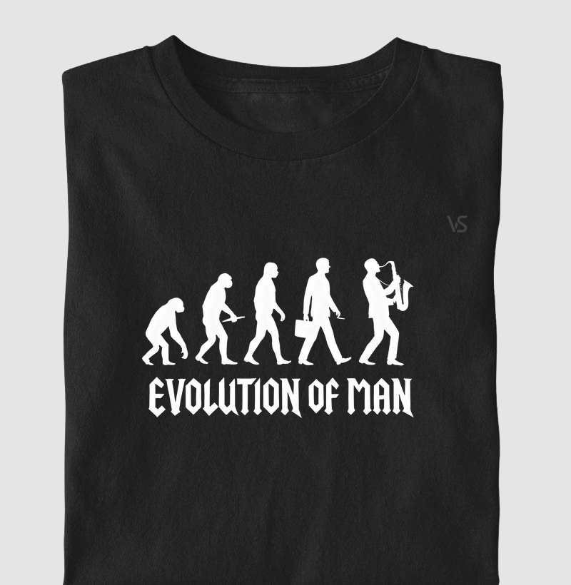 Evolução do Homem - Saxofonista