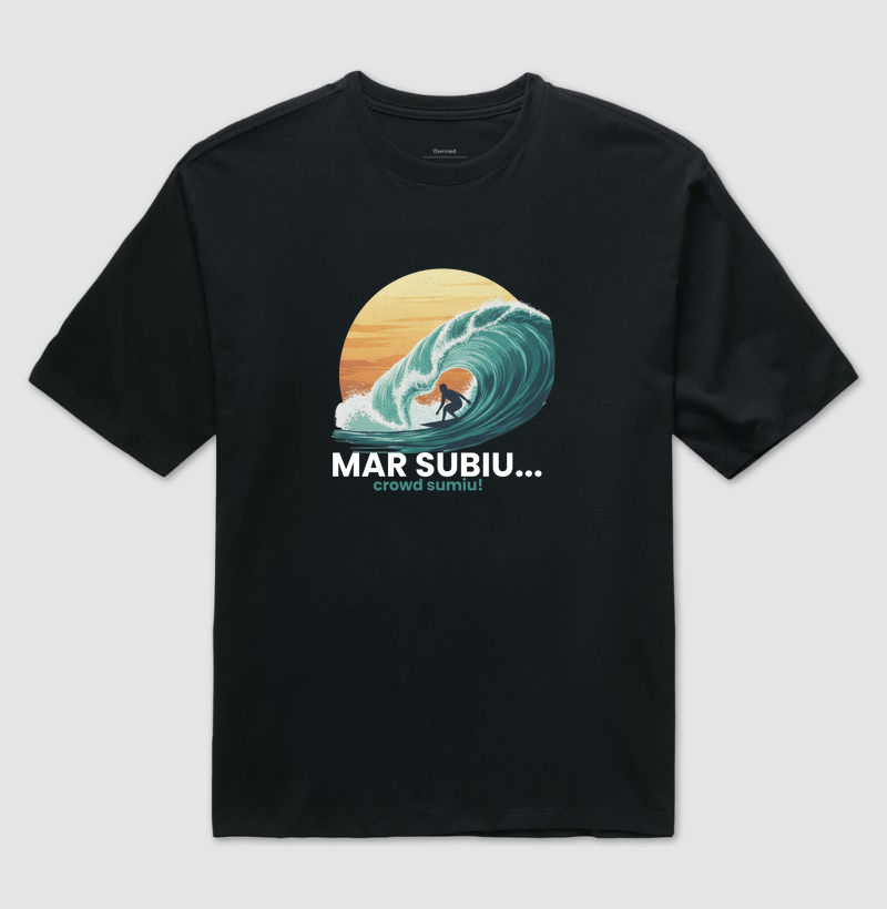 Mar subiu... Crowd sumiu!