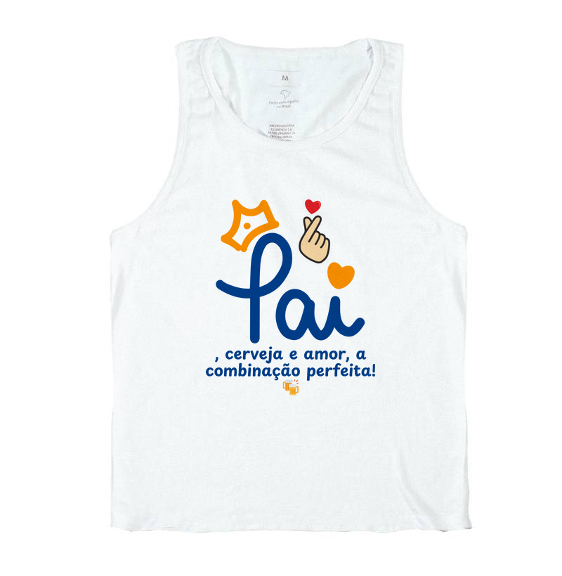 Camiseta Coleção Pai - Pai, cerveja e amor...