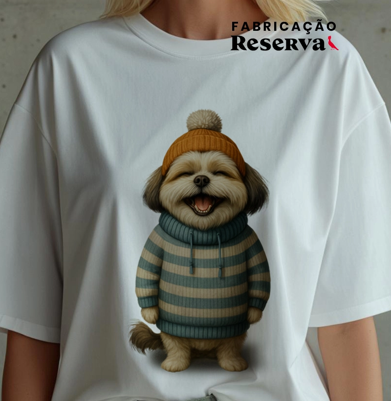 Shih Tzu de toca de lã