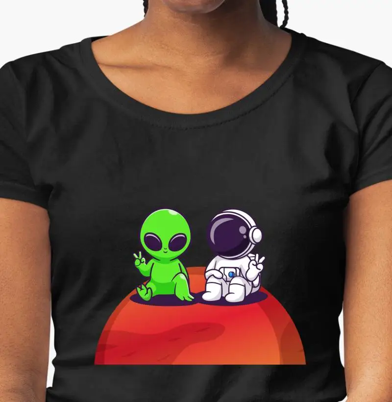 Alienzito e Astronautito em Marte 