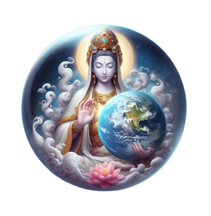 Kuan Yin enviando Luz