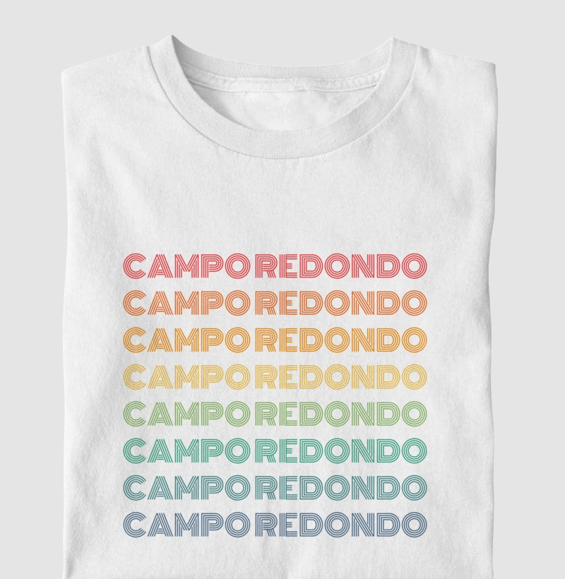 Campo Redondo Letreiro Retrô