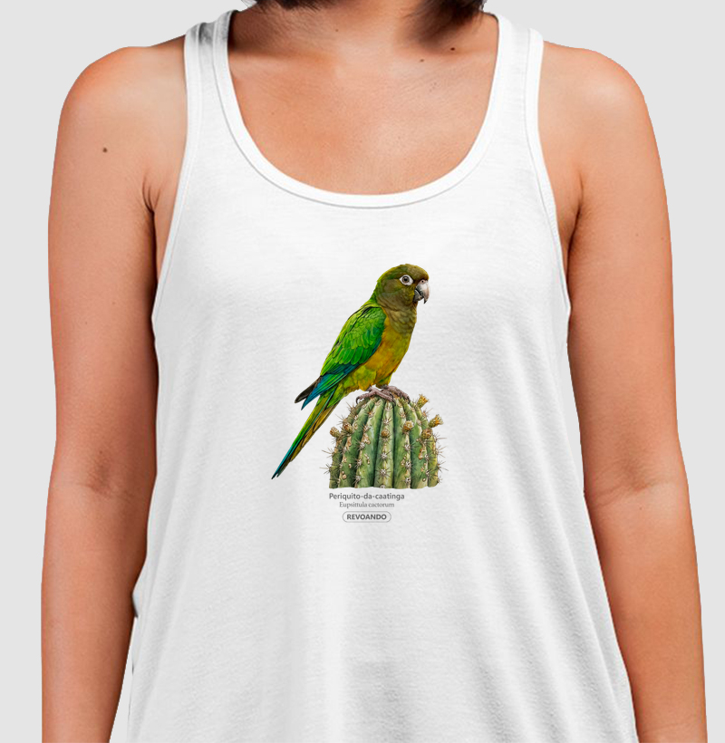 Traços Alados - Periquito-da-caatinga - Regata