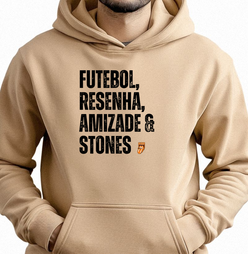 Futebol, resenha, amizade & Stones
