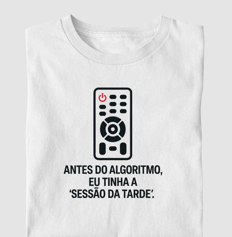 Camiseta Infantil Antes do algorítimo