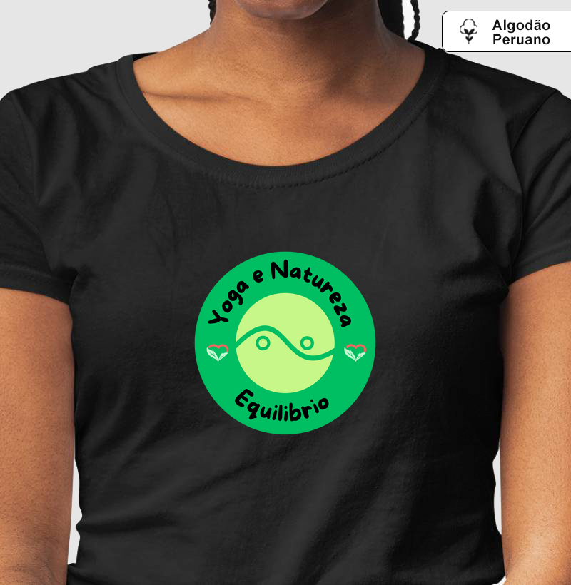 YOGA e NATUREZA - EQUILÍBRIO - Malha Peruana