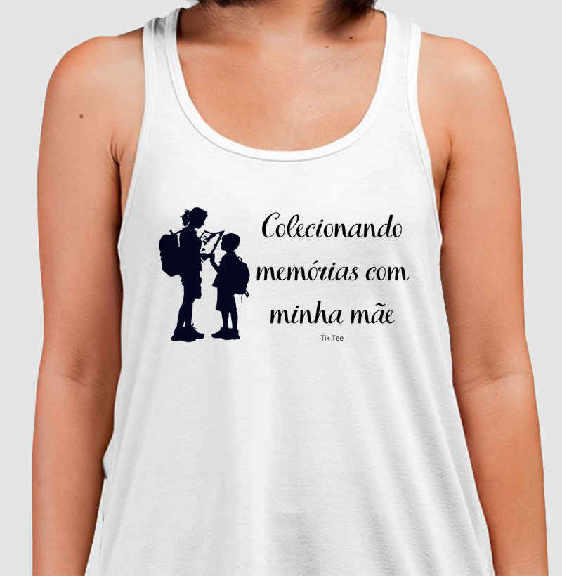Colecionando memórias com minha mãe - filho